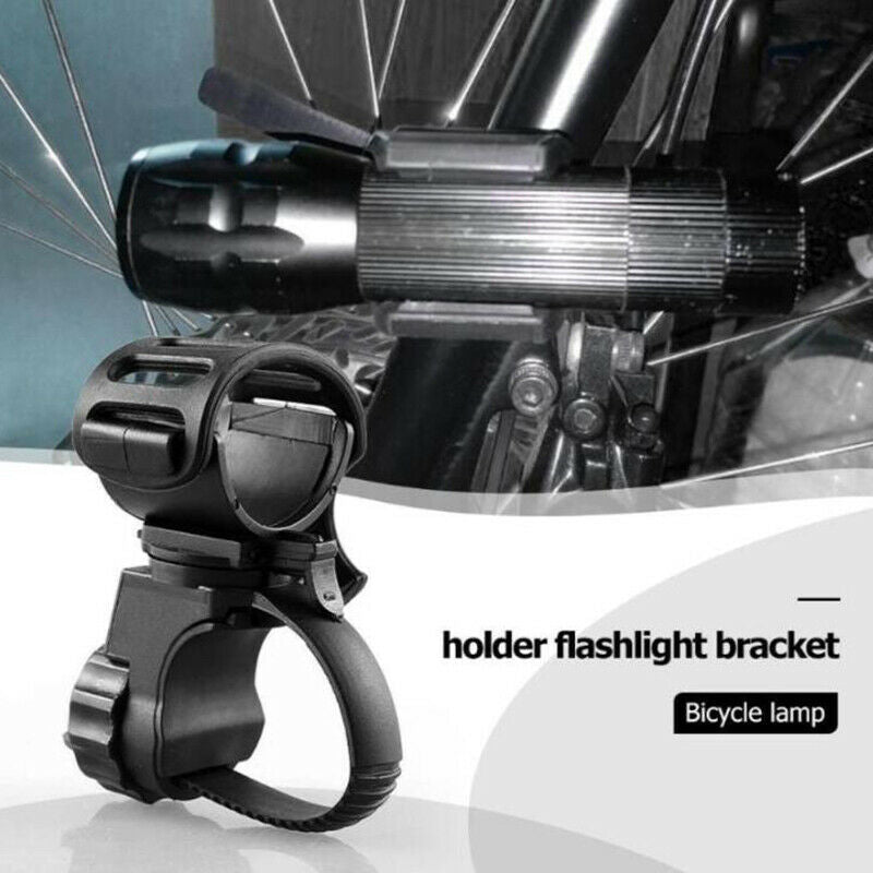 1Pc Bike Lamp 360 Degree Rotatable Front Light Clip Lantern Bicycle Acces.l8