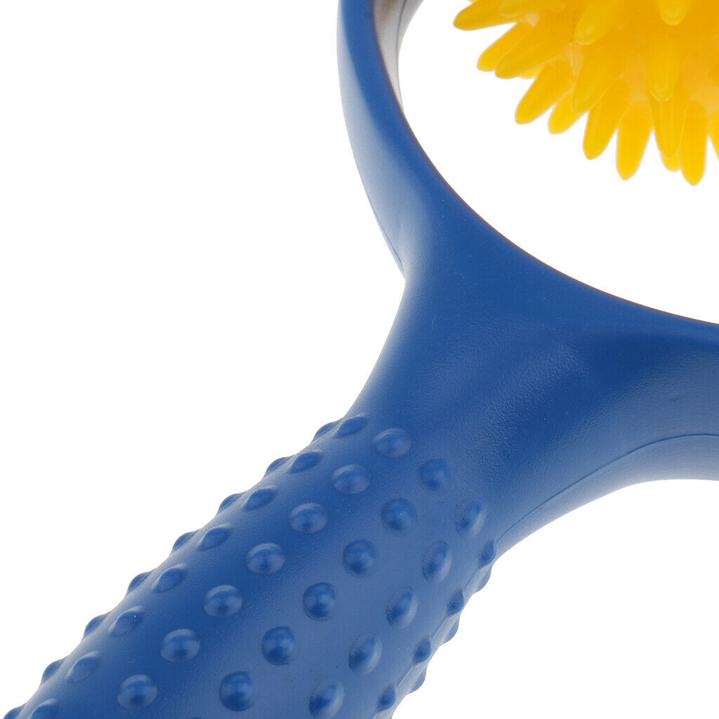 Acupuncture Shoulder Muscle Massager Roll Massage Ball  Blue + Yellow