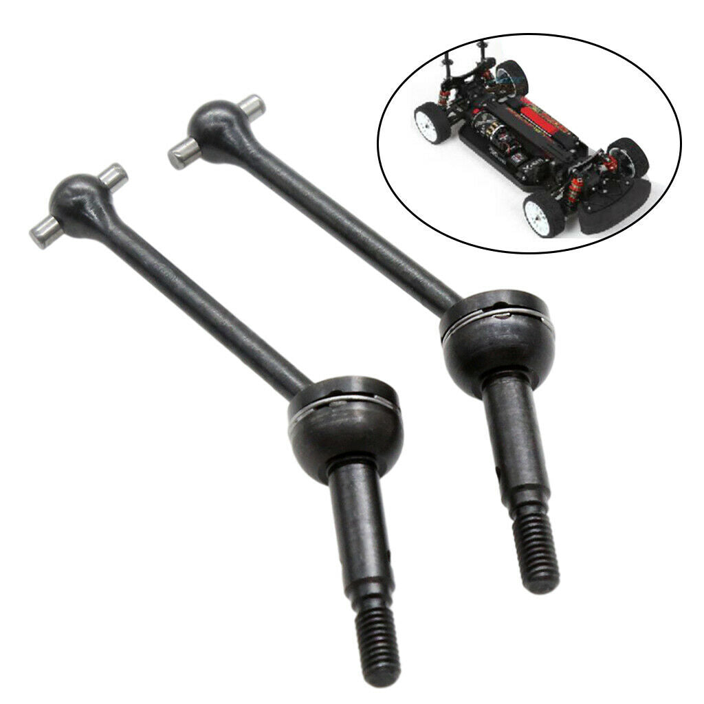 2pcs Metal RC Car Universal Driveshafts for PTG-2 1/10 Scale RC Racing Car