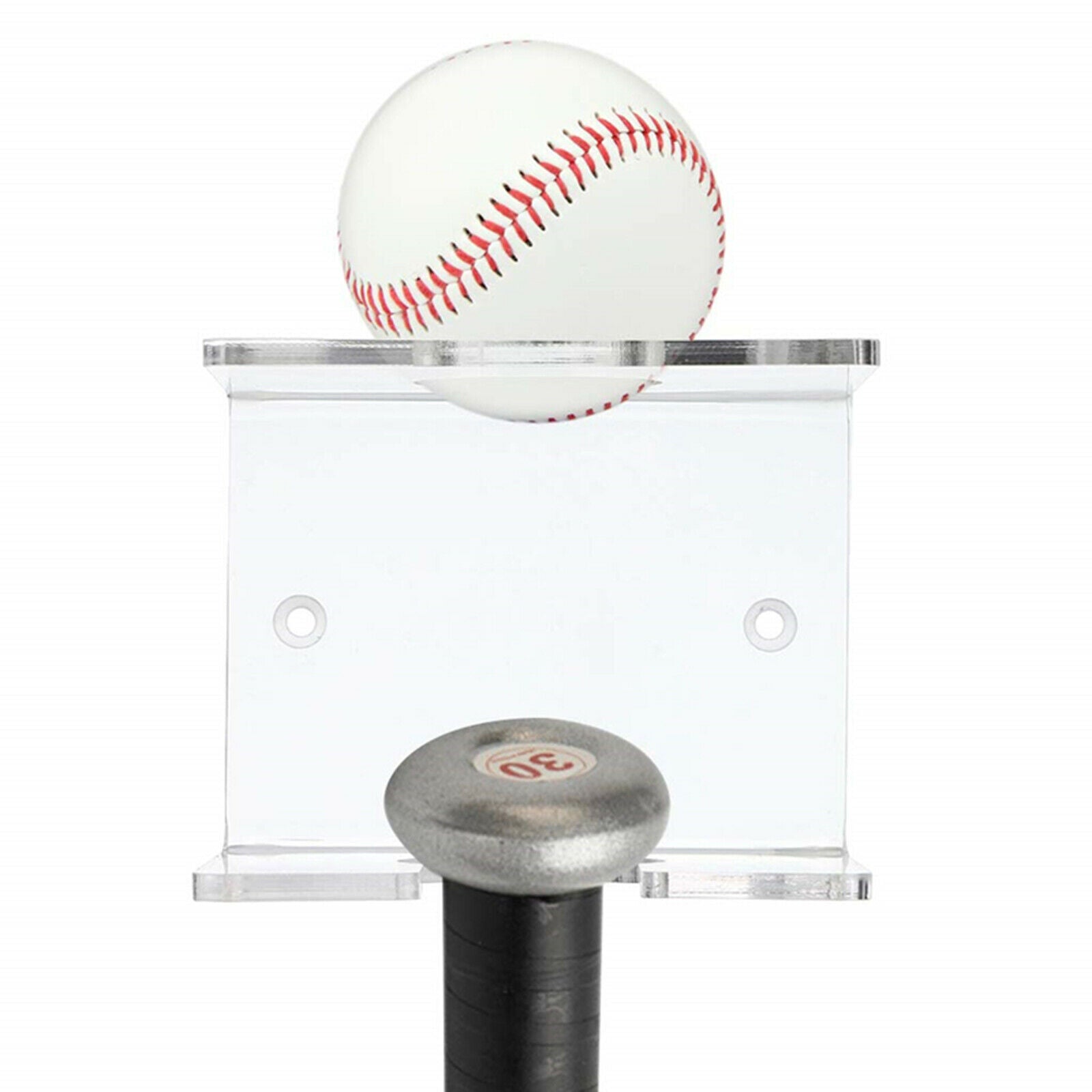 Baseball Softball Bat Rack Display to Hold up to 1 Bats and 1 Baseball Holder