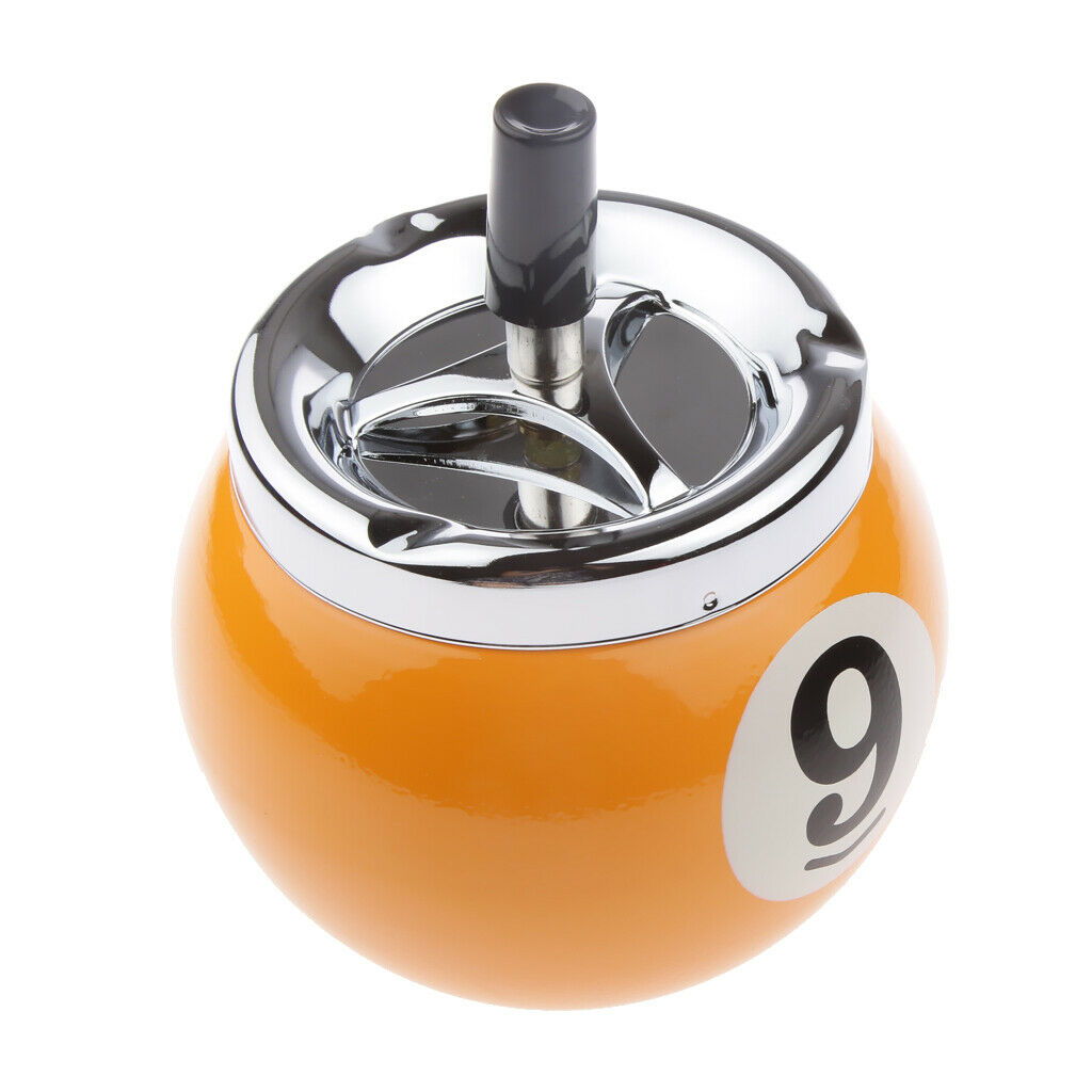 Collectible Aluminum Bathroom Billiard Ball Gift Ashtray Without Base