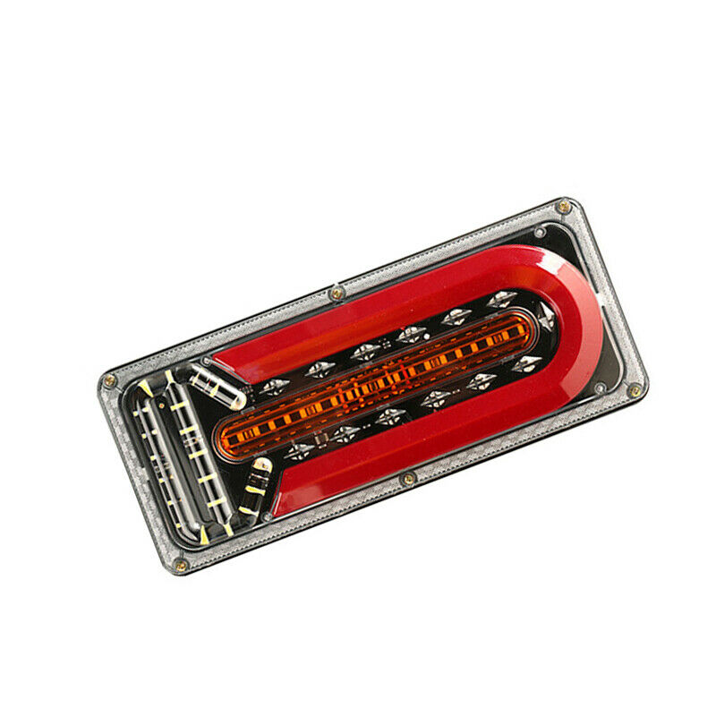 1PCS 24V Truck Trailer RV Guide Light LED Turn Signal light Driving Brake Lamp