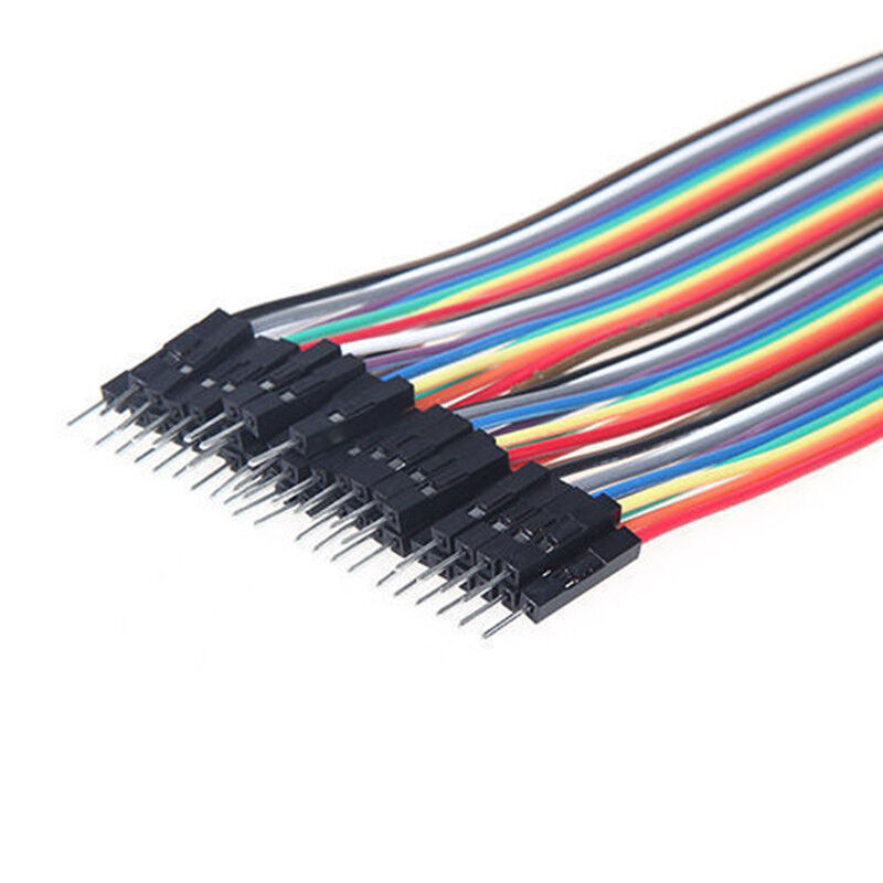 40PCS Dupont wire jumpercables 20cm 2.54MM male to female 1P-1P For Arduino