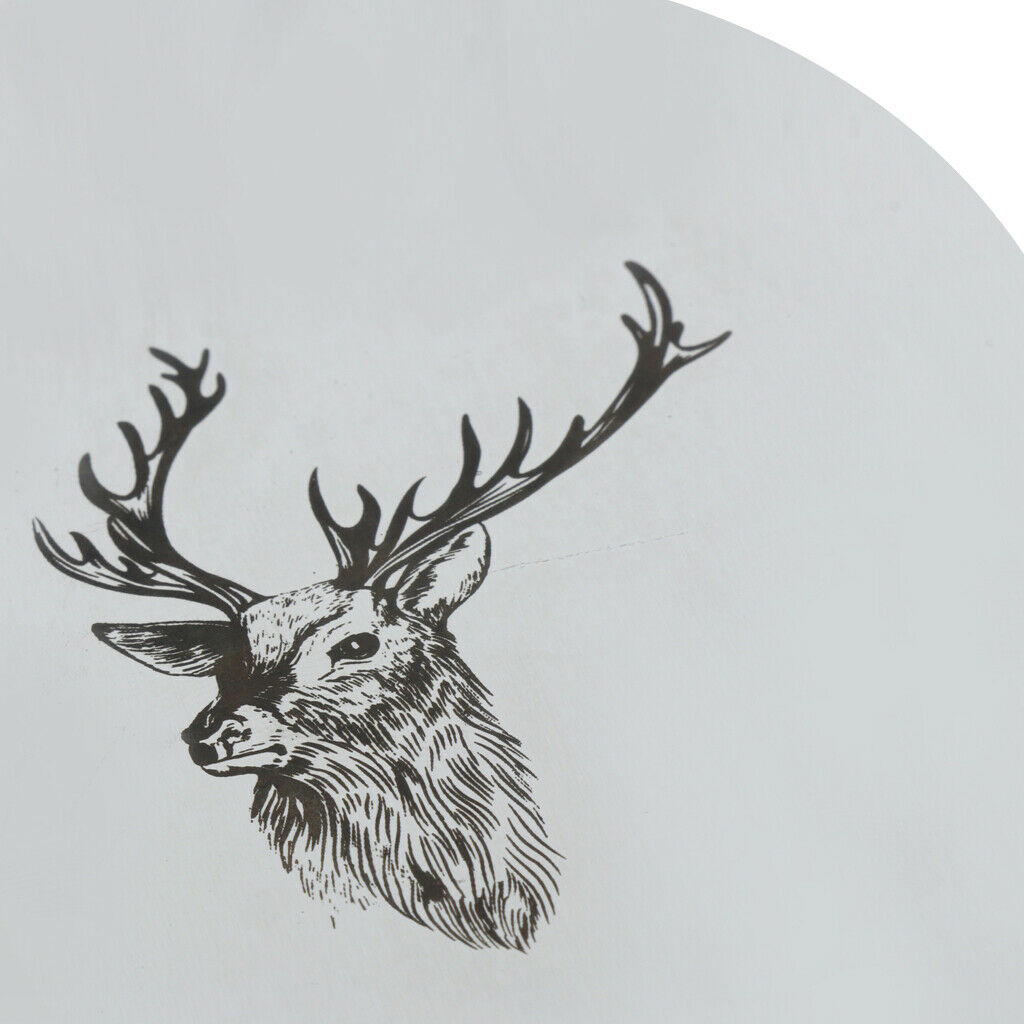 Stainless Steel Round Coaster Cup Mat Pad Placemat Drink Glass Mat Elk