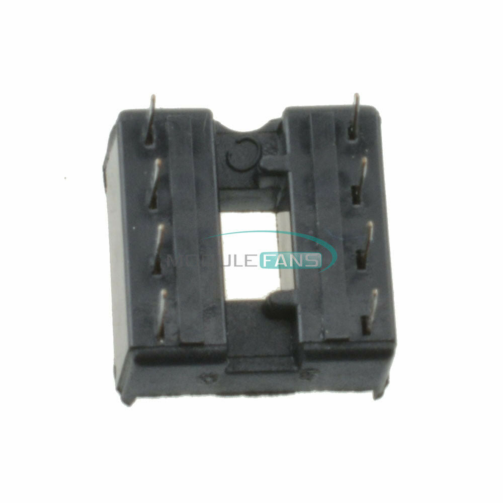 100PCS DIP8 Integrated Circuit 8 Pin IC Sockets Adaptor Solder Type New