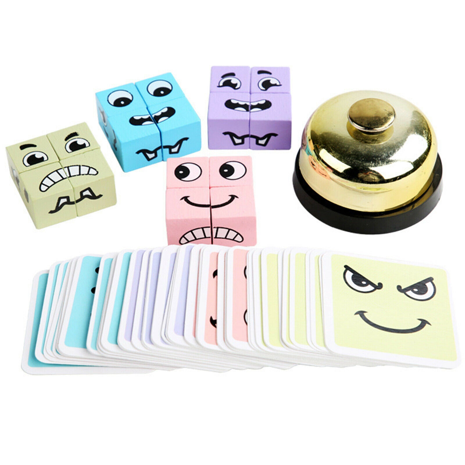Children Logical Thinking Training Face Changing Building Block Puzzle Level SJ