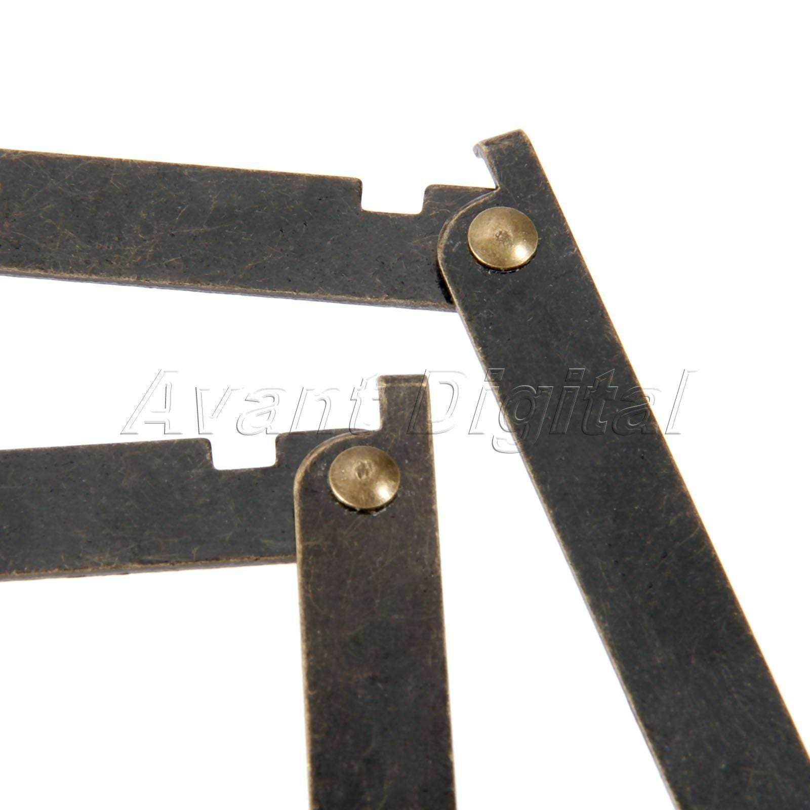 Furniture Hardware Jewelry Chests Box Lid Display Cabinet Support Stay Hinge 2X