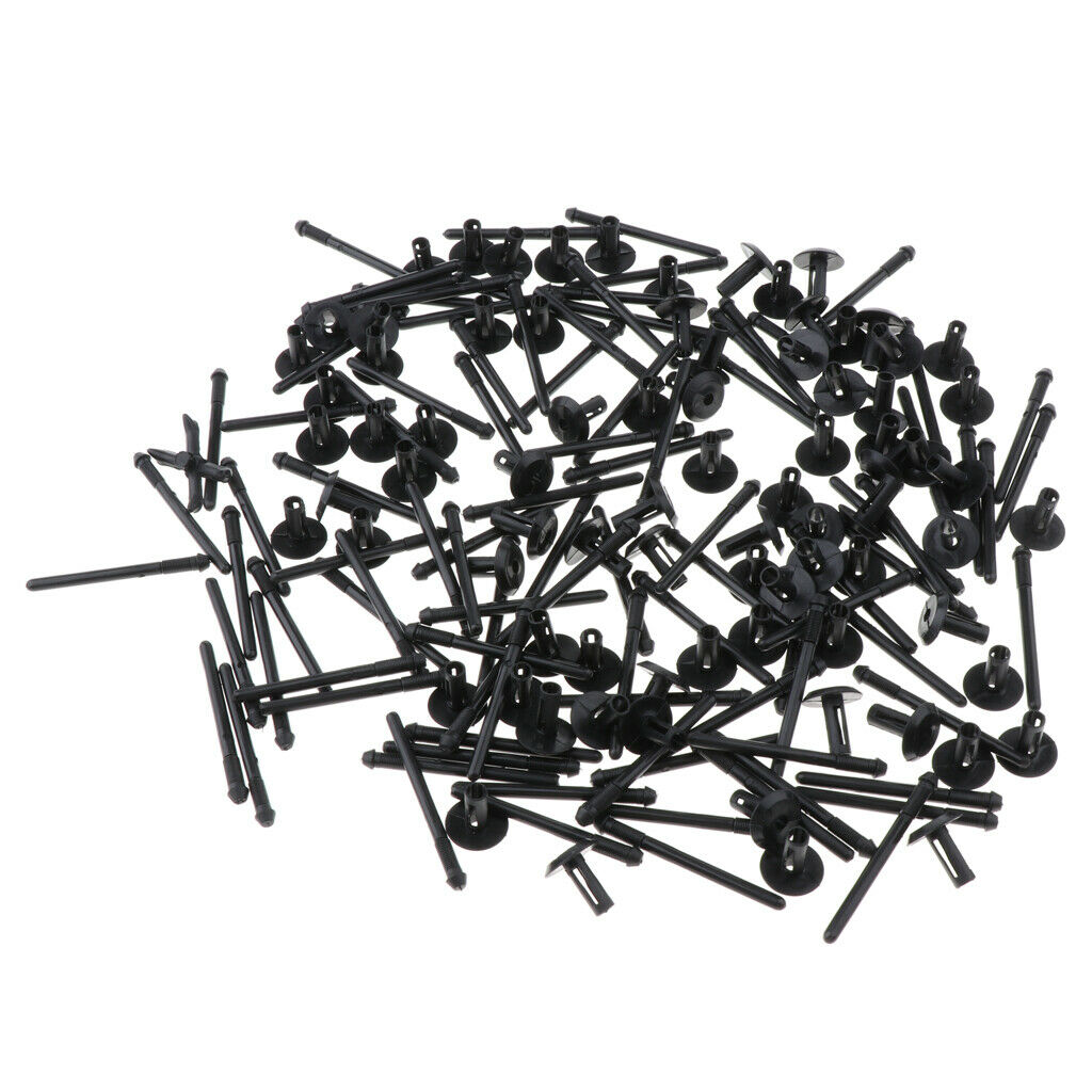 200 X Auto Body Clips Blind Rivets Clip  Flare Rocker Moulding Clip