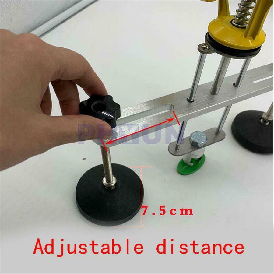 Car Panel Paintless Dent Remove Repair Tool T-rod Slide Hammer Bridge Puller Kit