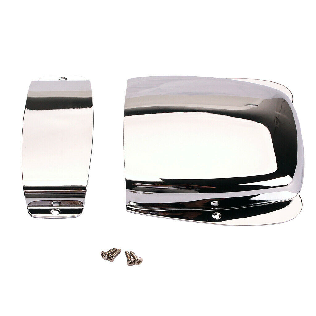 Jazz Bass Pickup Cover and Bridge Cover Chrome Plated Jazz Bass Guitar Gift