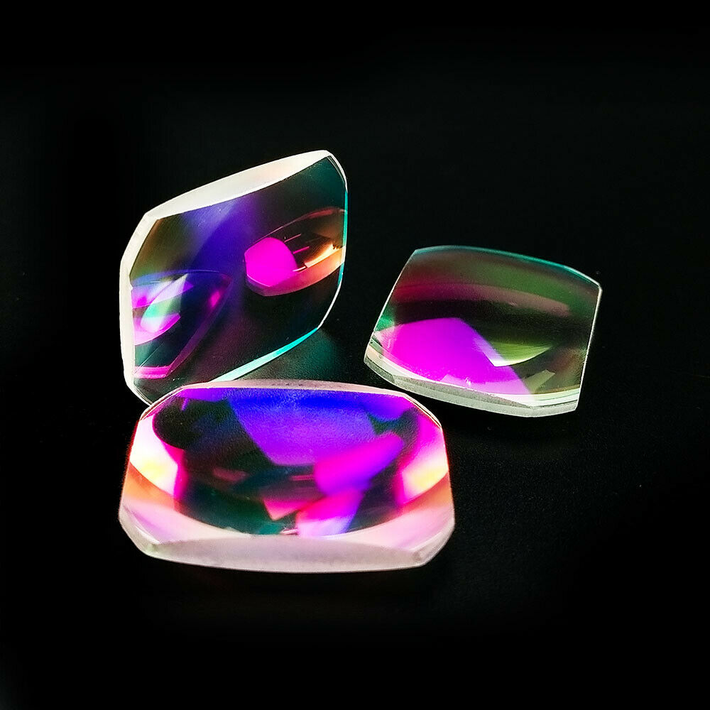 8pcs Defective Optical Glass Rainbow Prism for DIY Decoration Physics Teaching