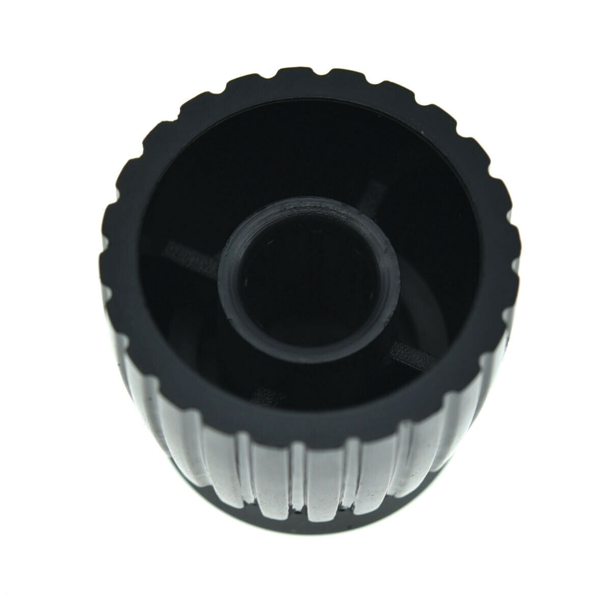 20x Guitar AMP Amplifier Knobs Black w/ Black Cap Push-on fit Marshall Amplifier