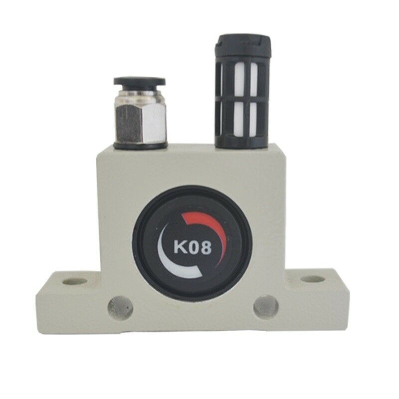 G1/4" Industrial Pneumatic Steel Ball Vibrators K8 + Silencer + Connector