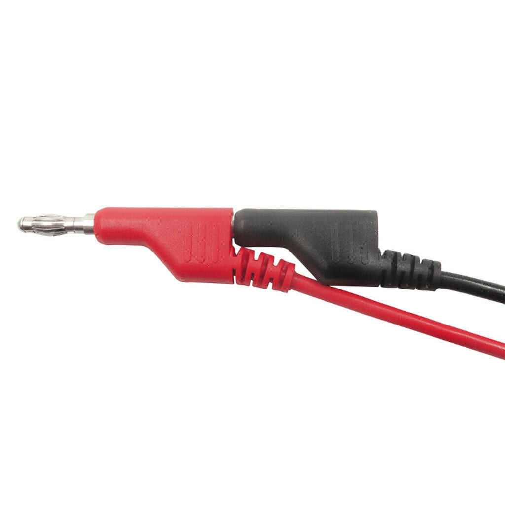 5Pcs 4mm Banana to Banana Plug Soft Silicone Test Cable Lead for Multimeter