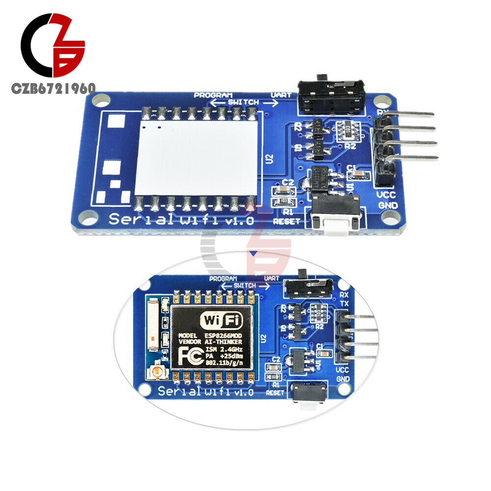 ESP8266 4.5-5V ESP-07 V1.0 TTL Serial Wifi Transceiver Adatper Board For Arduino