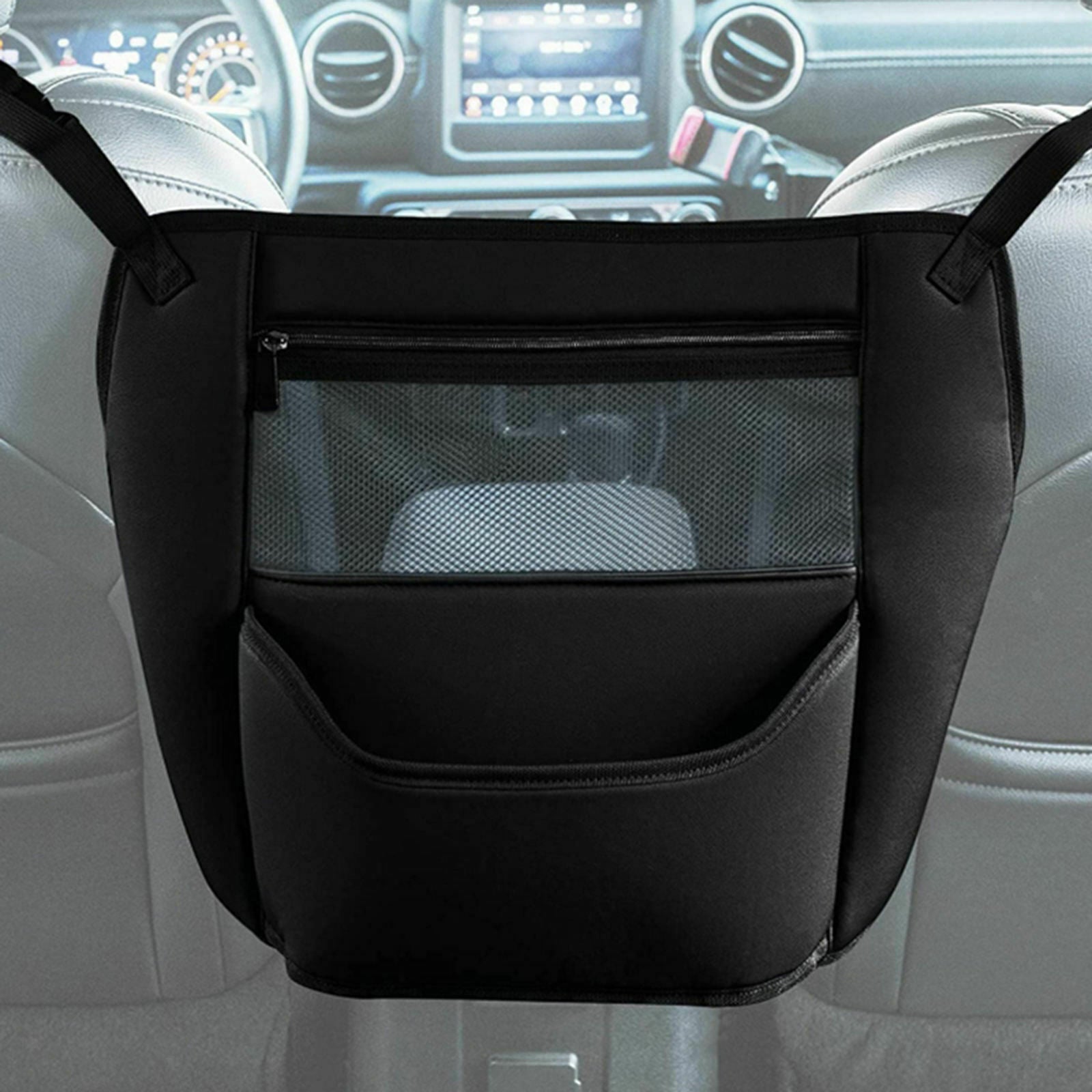Universal Car Organizer Laptop Purse Between Front Seat for Drinks Holder
