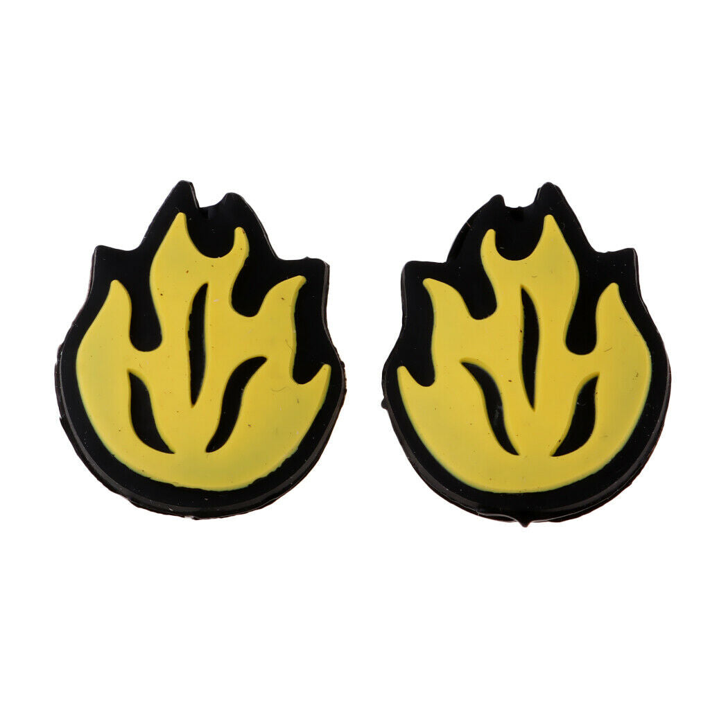 4 Pairs of Customized And Practical Flame Shock Absorber for Tennis Wrist And