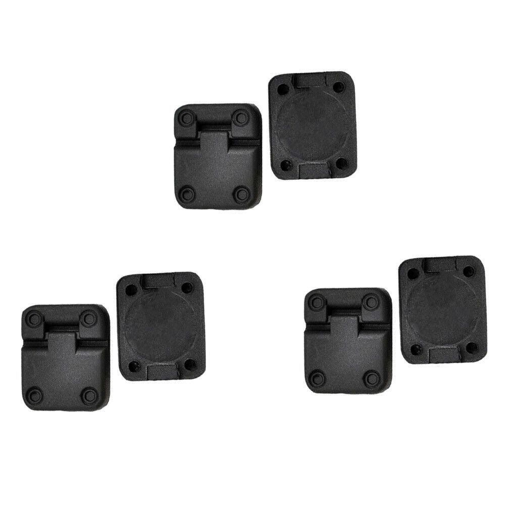 1/10 RC Rock Crawlers Door Hinges 6x Black for  4 TRX4 Accessories
