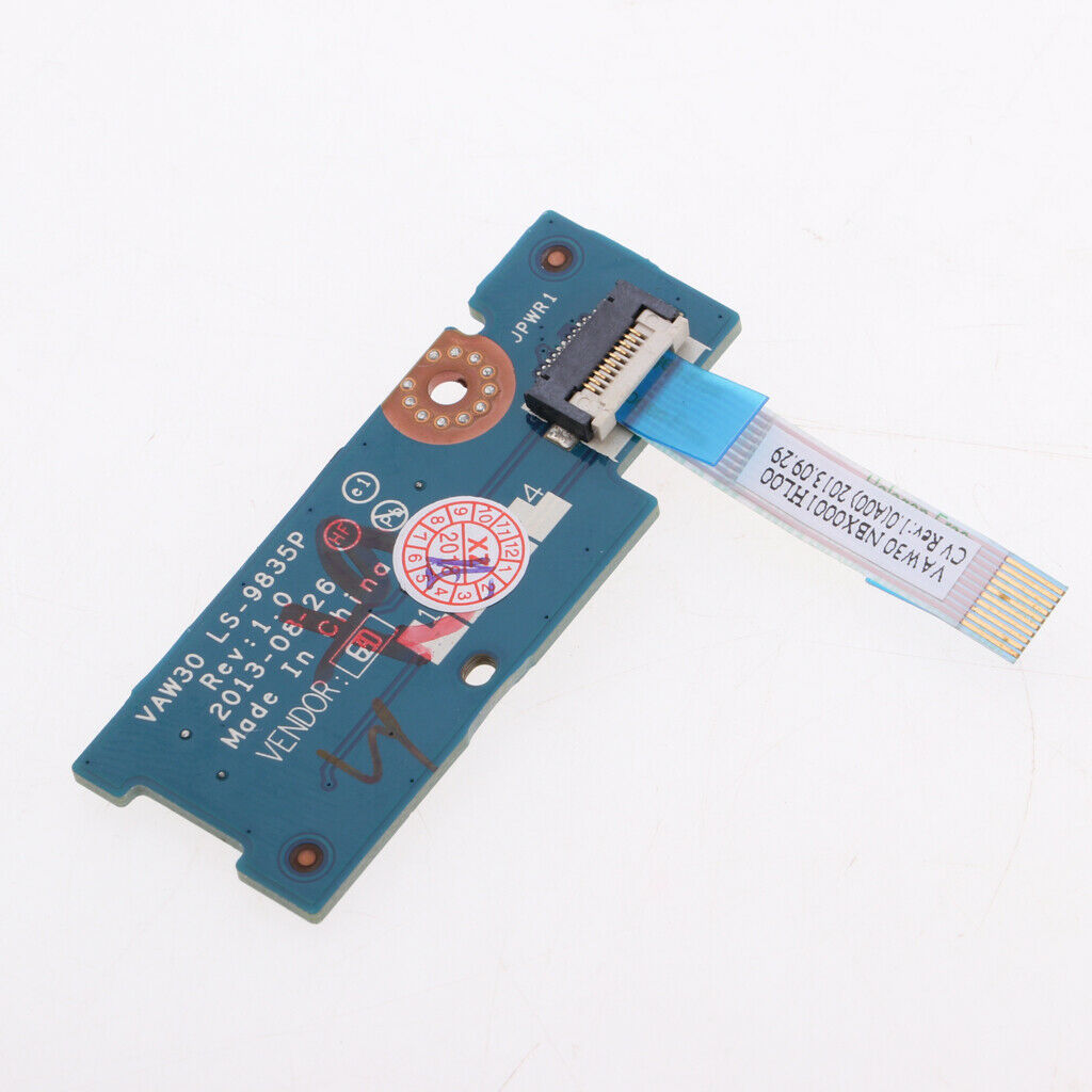 1 Piece Power ON/OFF Button Board Unit w/ Ribbon Cable for Dell Latitude E5440