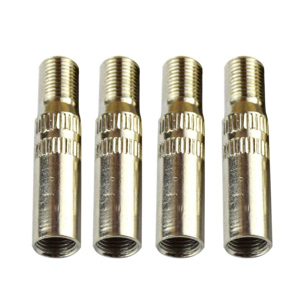 4PCS Car Vehicle Bike Motorcycle Copper Tire Tyre Valve Extension Caps 39mm
