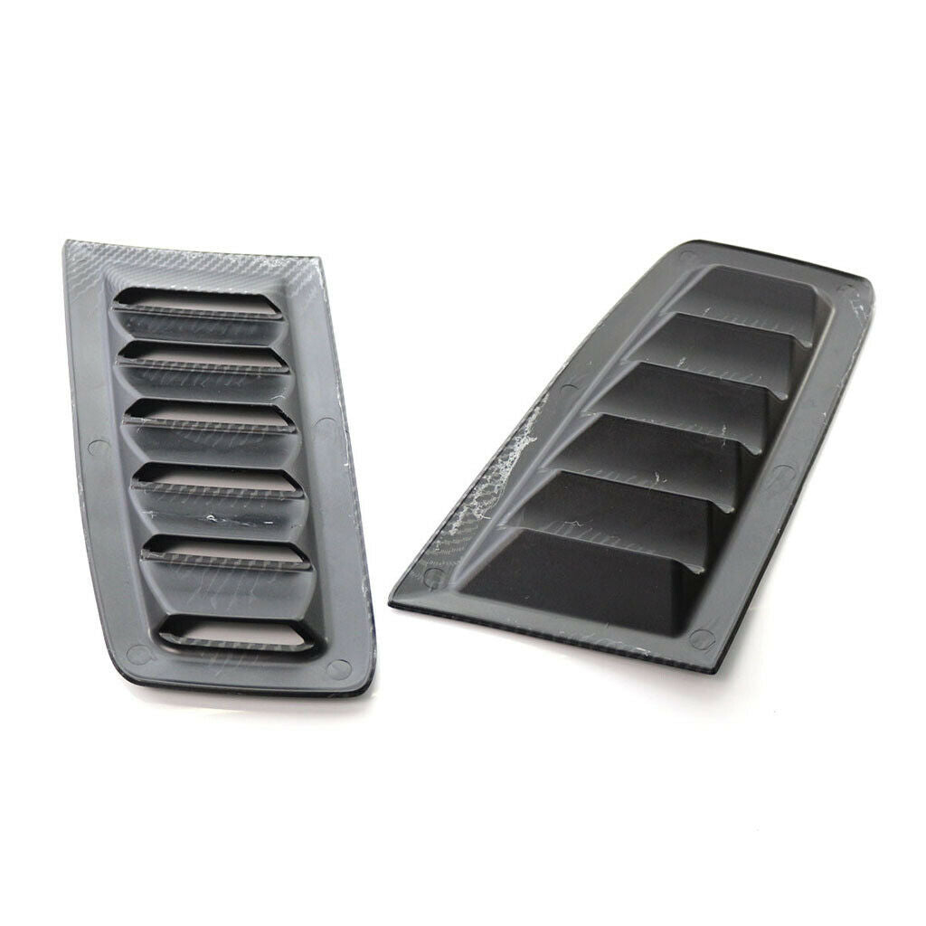2pcs Hood Vent Louvers Bonnet Cover Accessory Compatible for Ford Focus RS