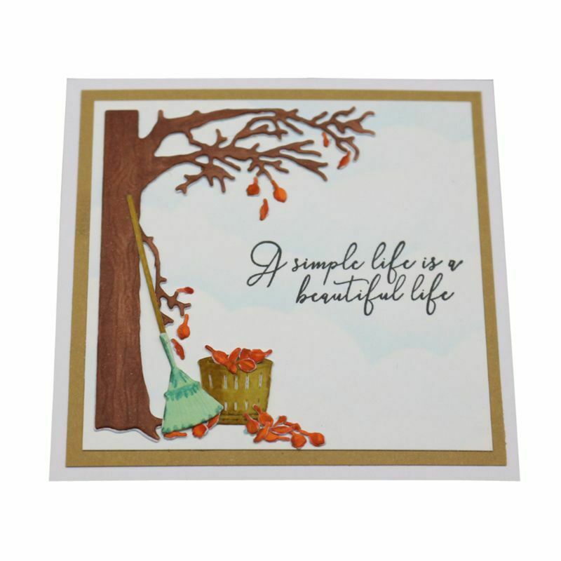 Autumn Metal Cutting Dies Stencil DIY Scrapbook Album Paper Card Craft