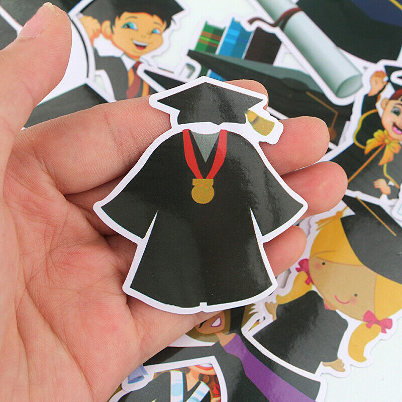 16Pcs/set We Graduated Stickers PVC Stickers For Notebook Scrapbooking St.l8
