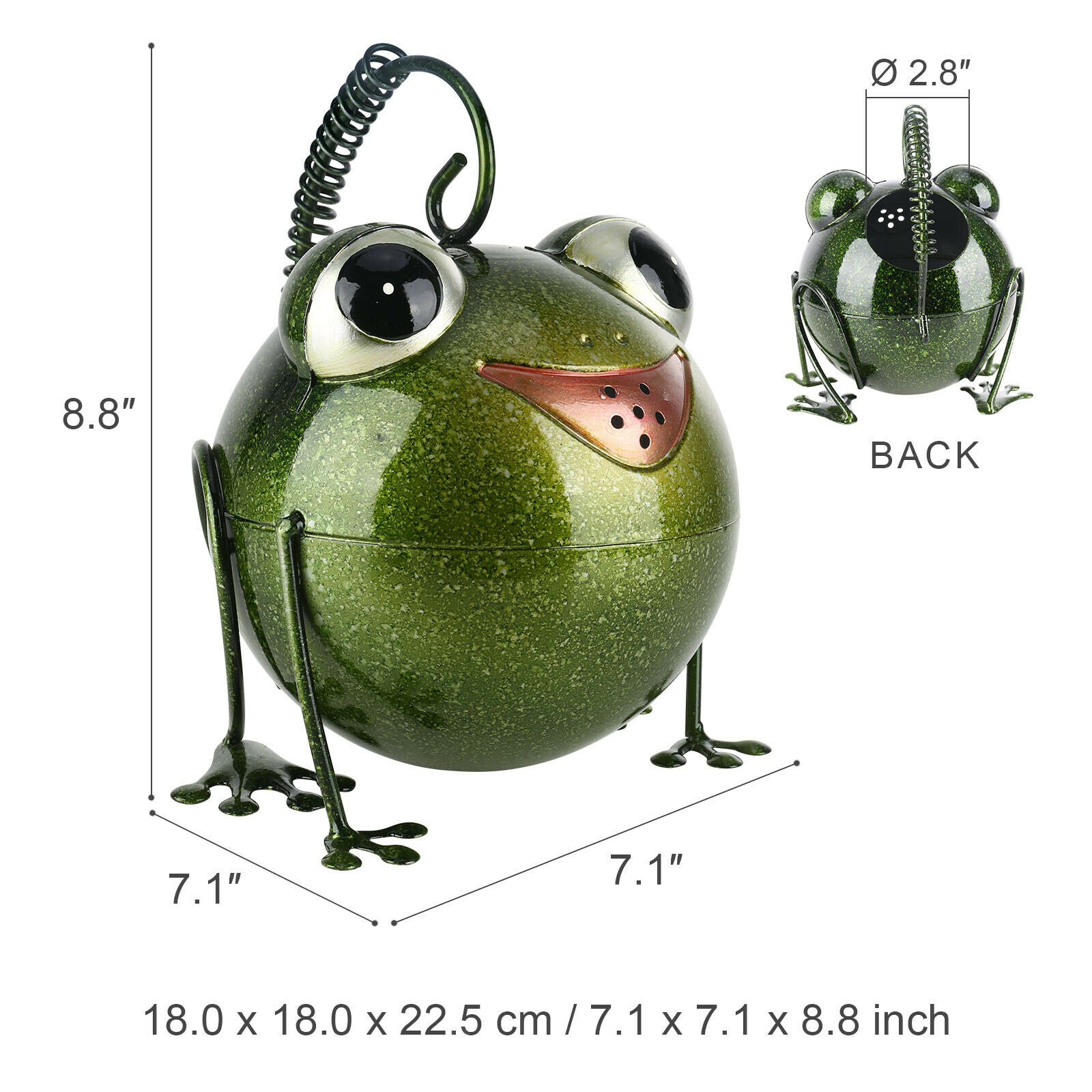 Frog Statue Watering Can Outdoor Watering Pot for Houseplants Foliage Plants