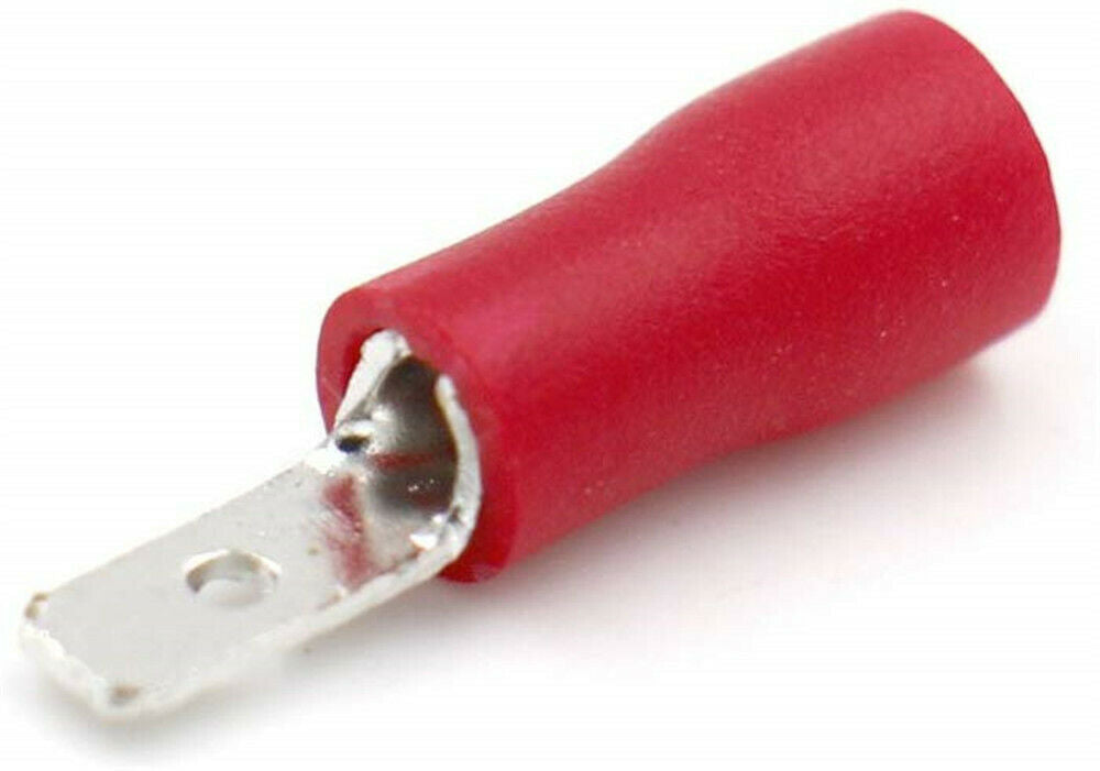 100Pcs MDD1.25-110 electrical PVC Sleeve Insulating Crimp Terminals for 22-16AWG