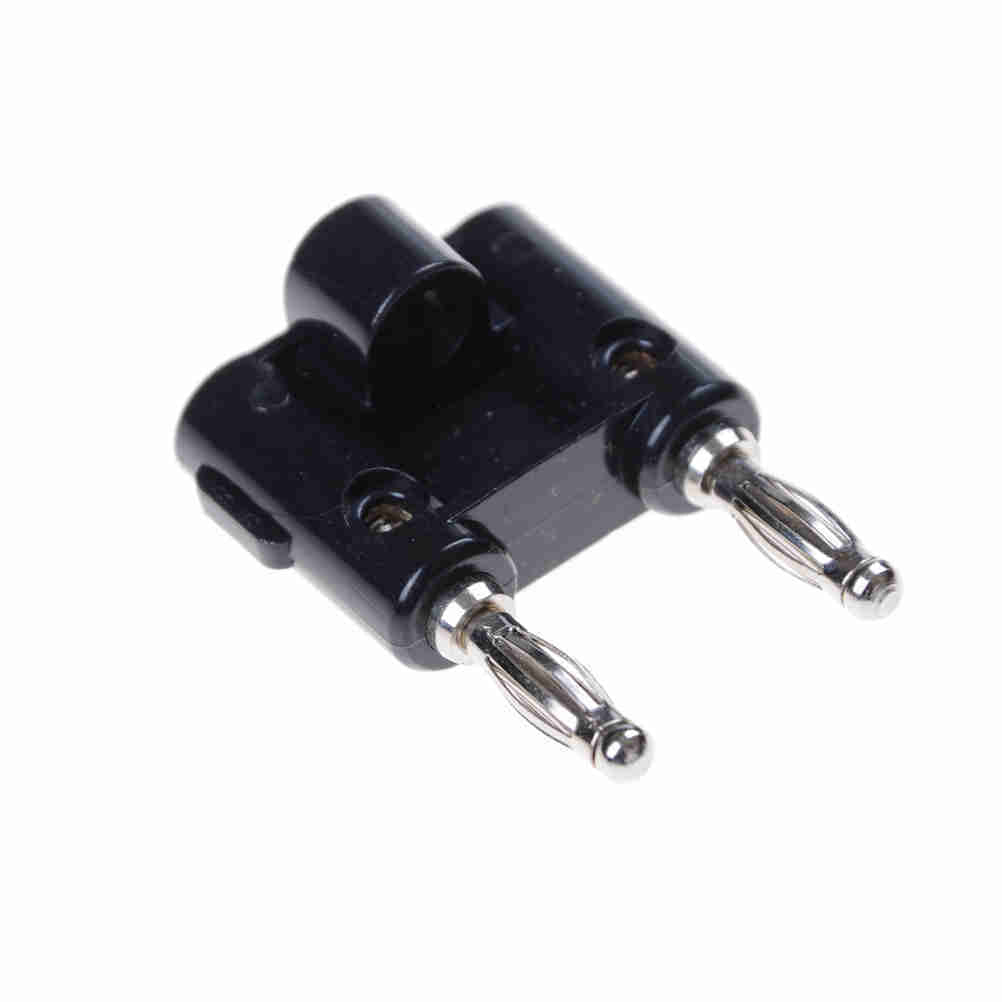 Dual 4mm Nickel Banana Plug Jack Connectors Binding Post Socket Test Probes H WF