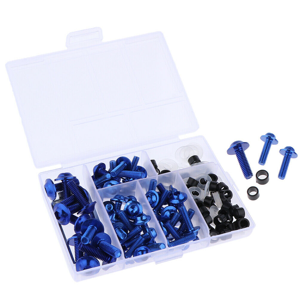 158   Pcs   Motorcycle   Complete   Fairing   Bolt   Kit   Fastener   Clips