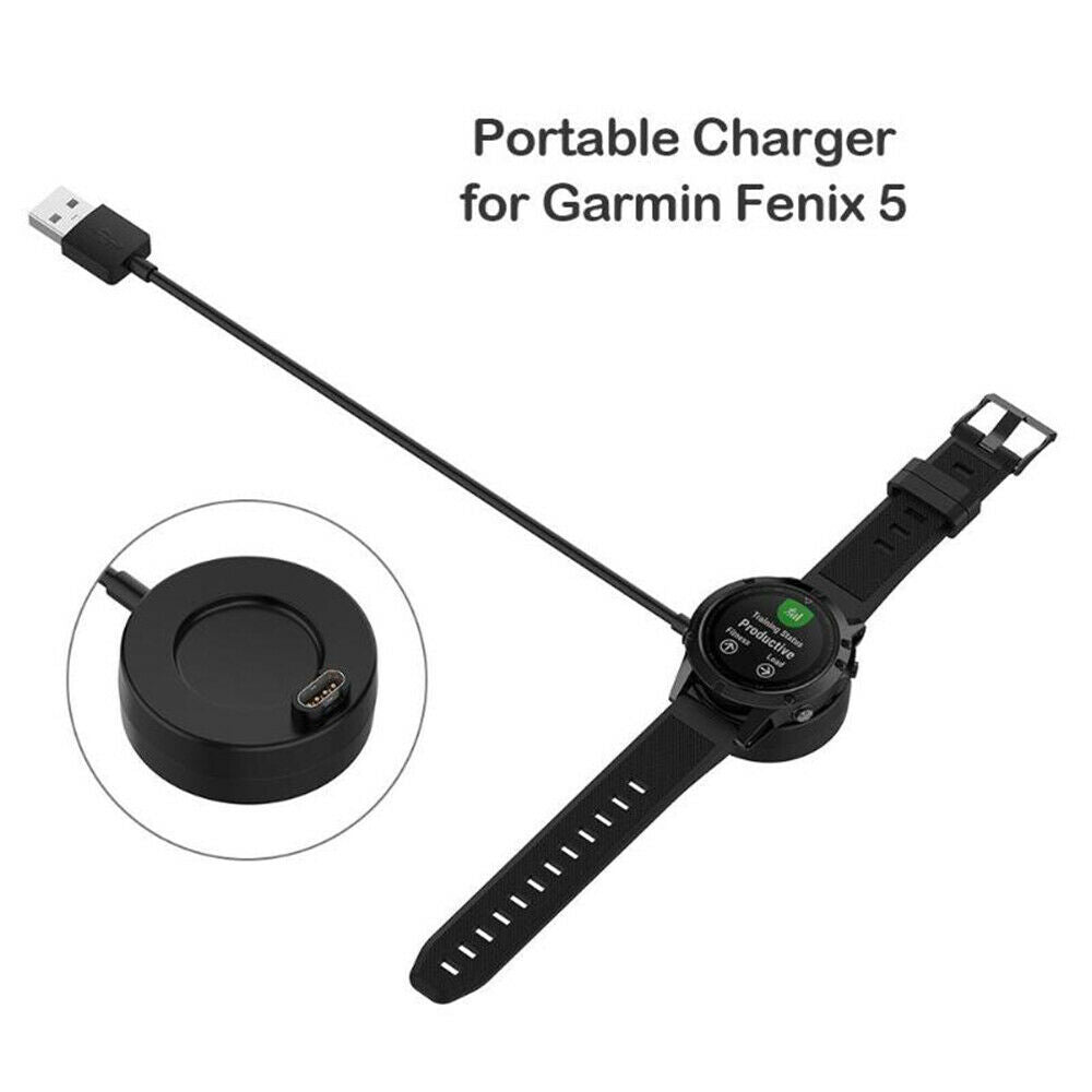 1m USB Charging Cable Cord Dock Charger For Garmin Fenix 5/5S/5X Plus 6/6S/6X