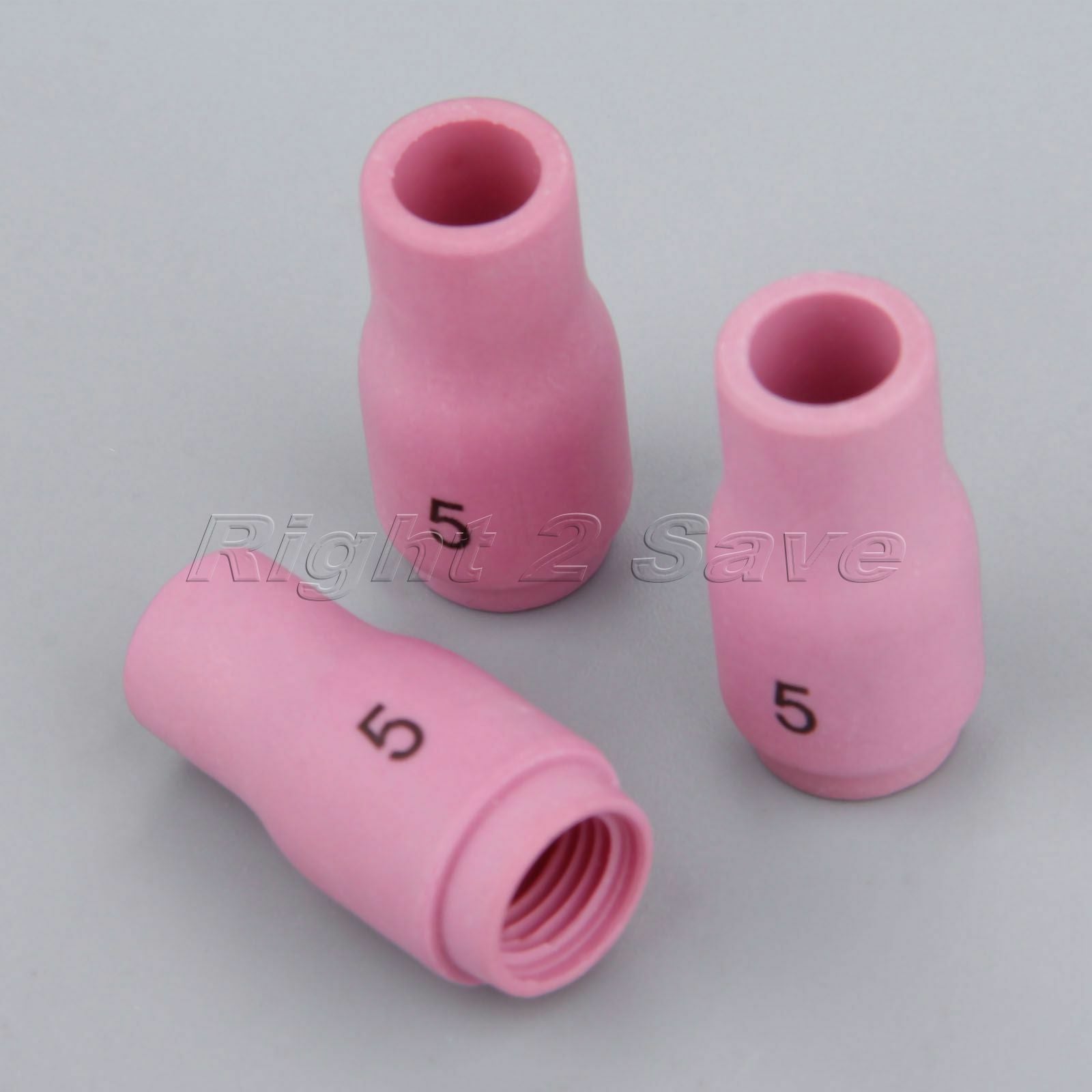 New 10pcs 13N09 #5 TIG Alumina Ceramic Cup For Use With 9 20 And 25 Torches