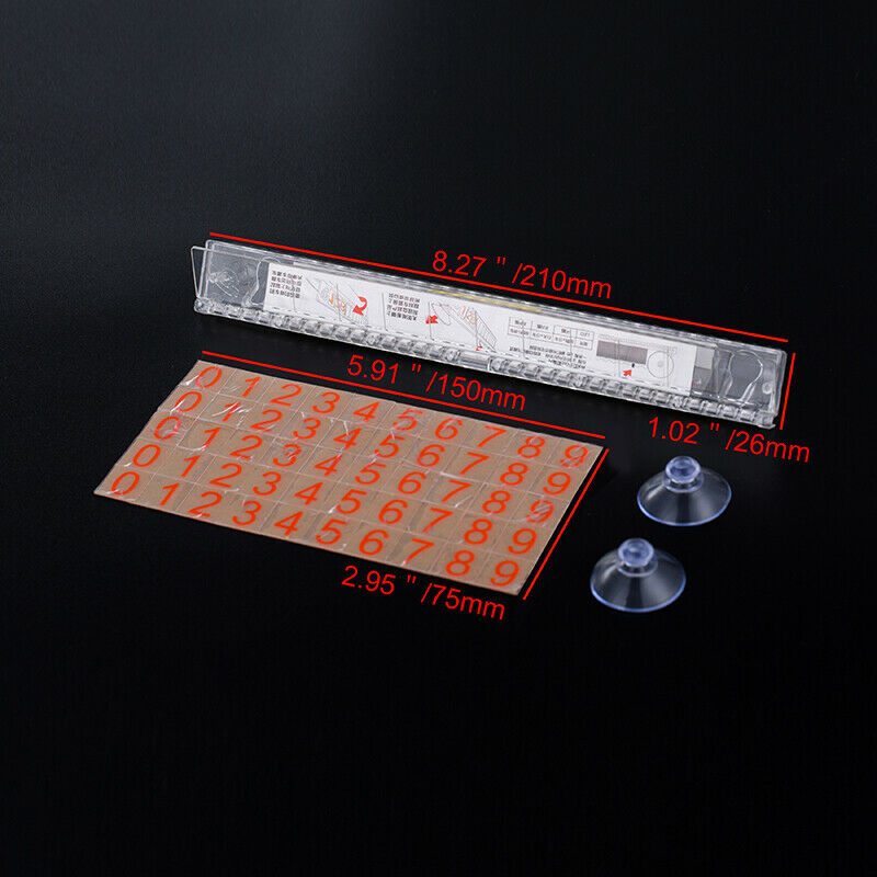 Car Temporary Parking Card Phone Number Card Plate Park Stop LED Light