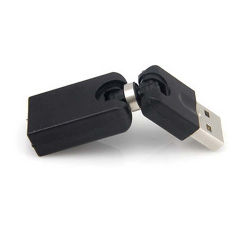 New USB 2.0 Male To USB Female 360 Degree Rotation Angle Extension Adapter Hot
