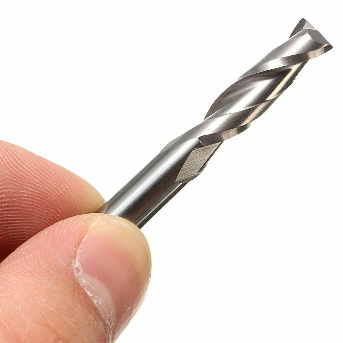 Solid Carbide 2 Flute Spiral Router Bit End Mill Up Cut - PVC Acrylic Hard Woods