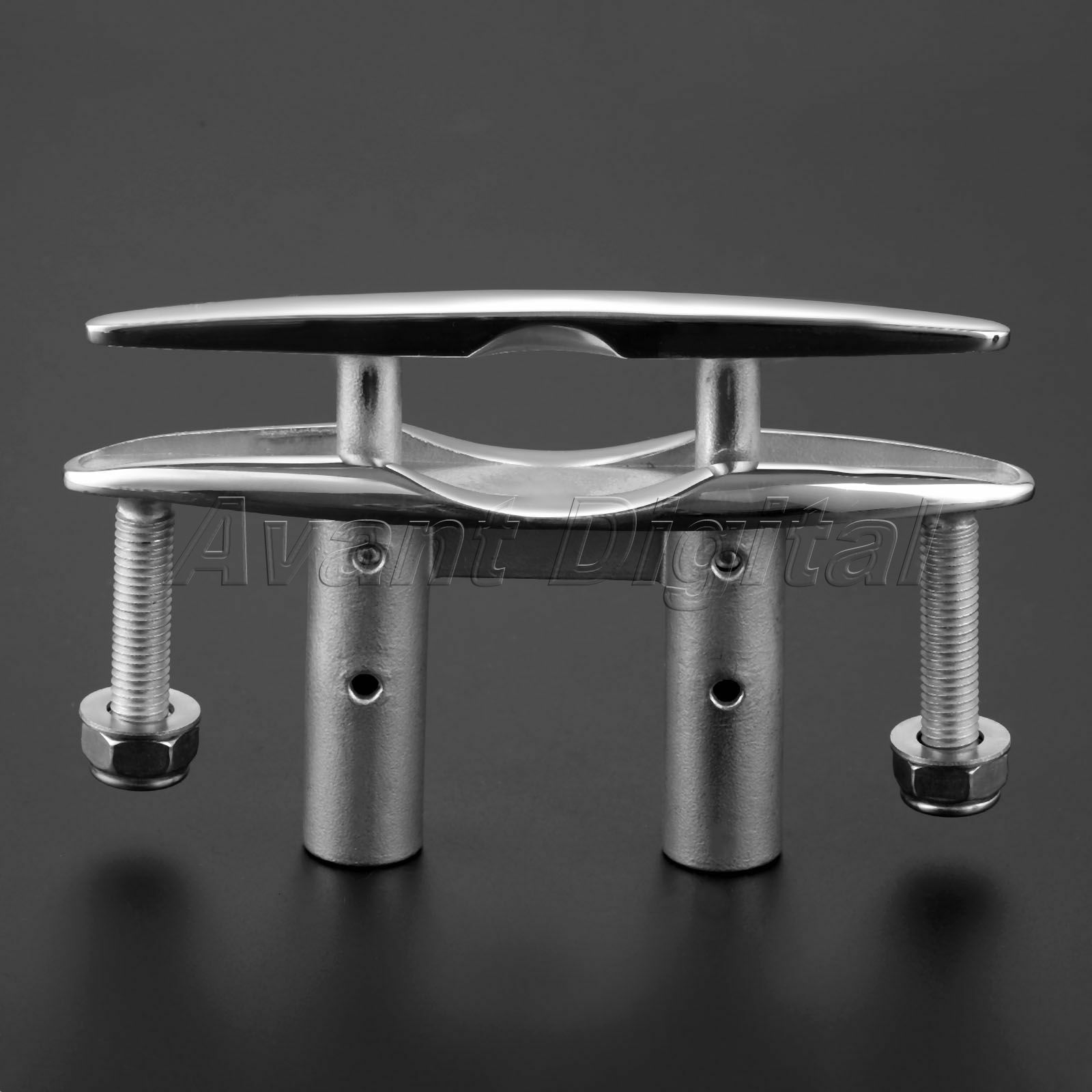 1 Pc Length 150mm 6" Boat Pull Up Cleat Stainless Steel For Marine Boat Yachts
