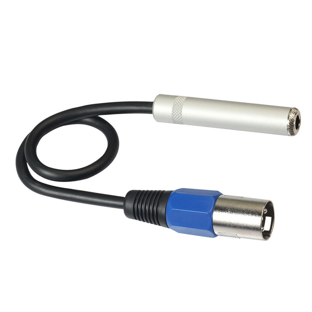 6.35mm Female Socket To XLR Male Cable Musical Instrument Audio Equipment