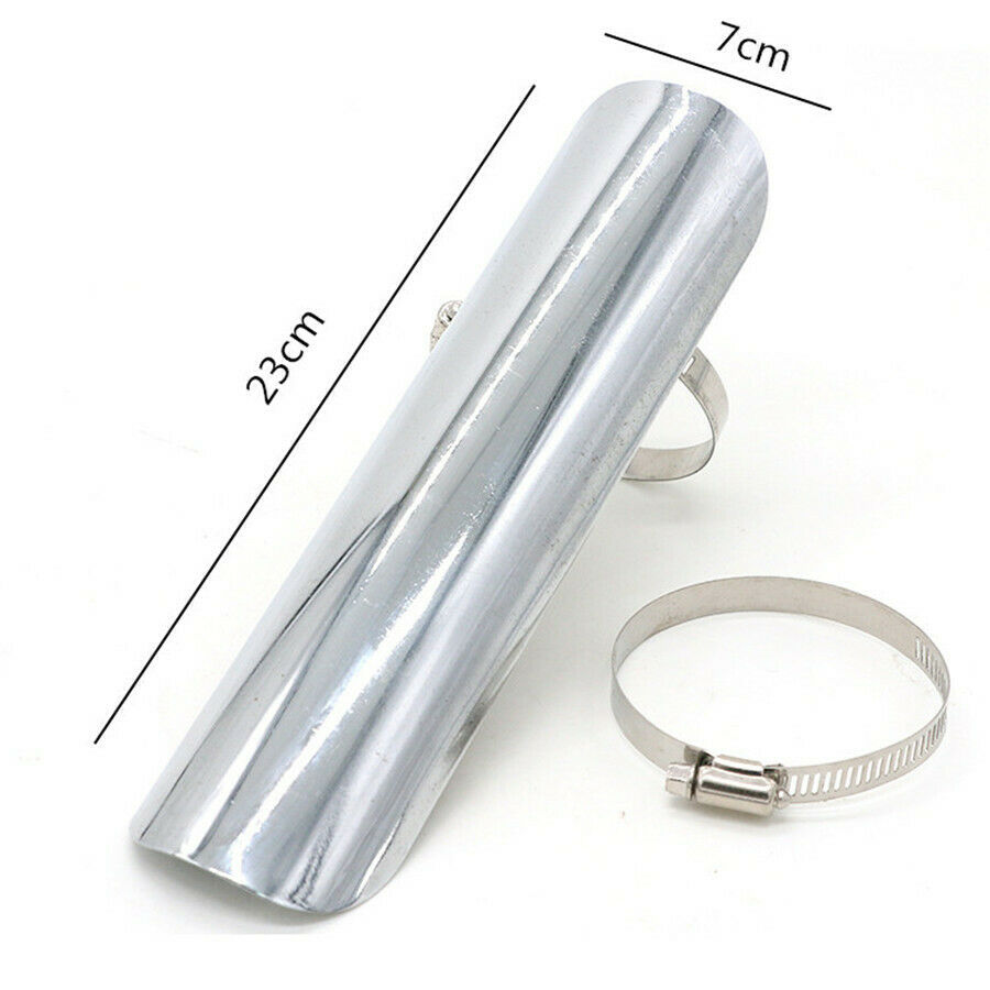 Motorcycle Anti-Hot Cover Exhaust Muffler Pipe Cover Heat Shield for 46mm-70mm