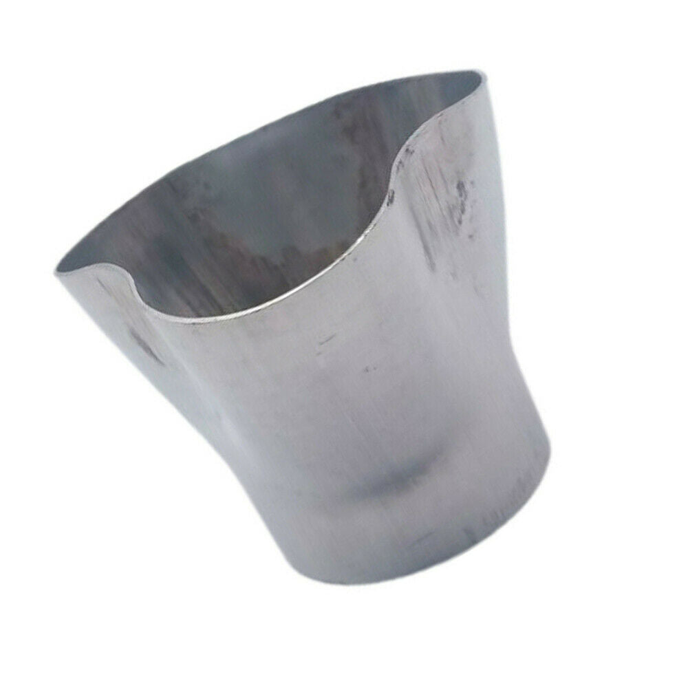 1.75" Inlet 2.38" Outlet 3 into 1 Exhaust Header Collector Stainless Steel 1x