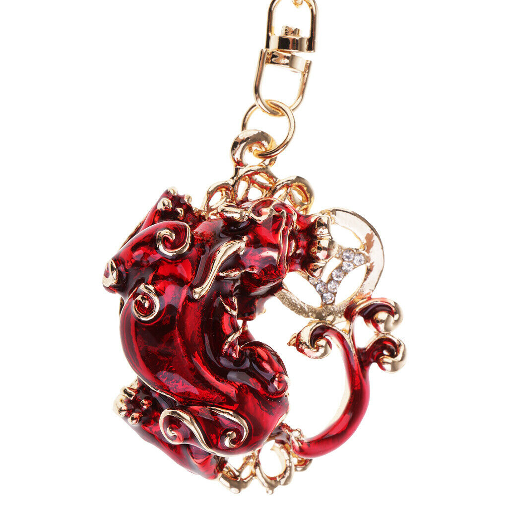 1 Piece Red Pi Xiu Lucky Keychains Keyrings, 2 Pieces Sunglass Neck Strap