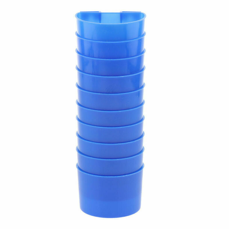 Set of 30 Parrot Poultry Bird Bowls Food Feeding Water Cups Sand Cup Feeders