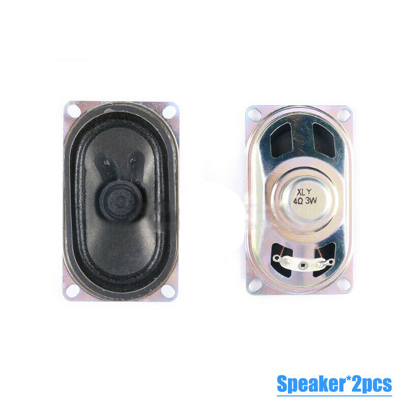 2pcs Small speaker square4070/4 ohm 3W/Paper cone speaker spare parts 40*17mm