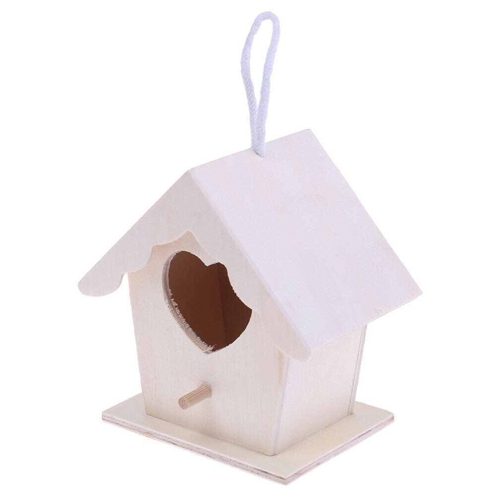 1pc Wooden garden Bird Cages Nests bird house jsJC.l8