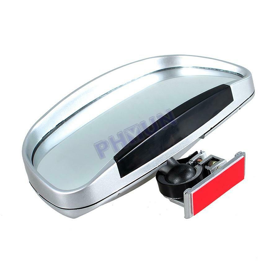 2x Car Side Blind Spot Mirrors 180 Degree Adjustable Universal Rear View Mirrors