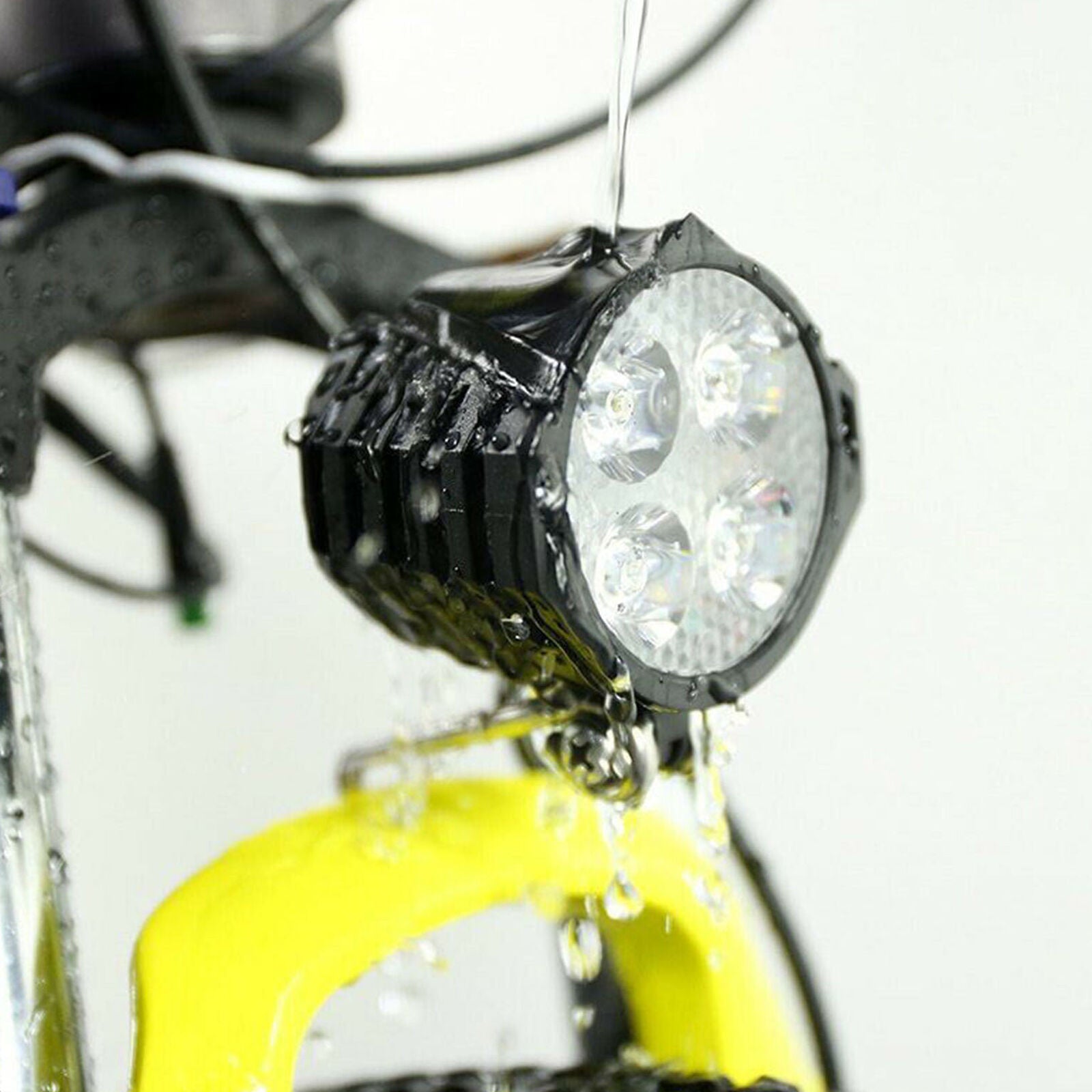 2 in 1 Headlight Front Light Led Lamp Horn for Electric Bicycle E-Bike Electric