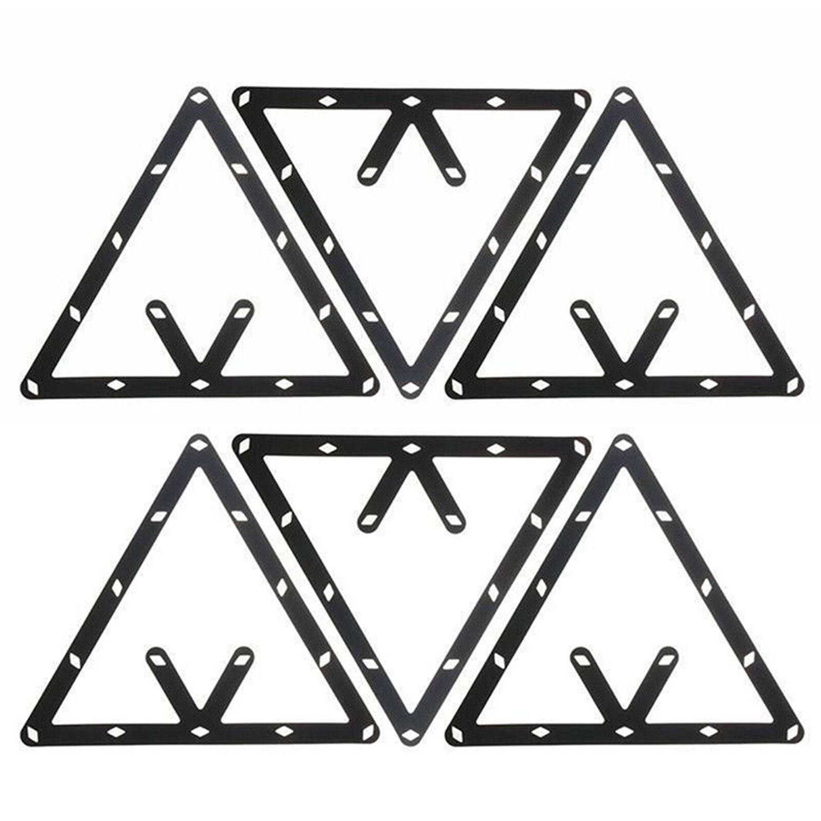 Magic Rack Sheet Black 8/9/10 Ball Pool 6pcs Useful Brand new Hot 2018 Durable