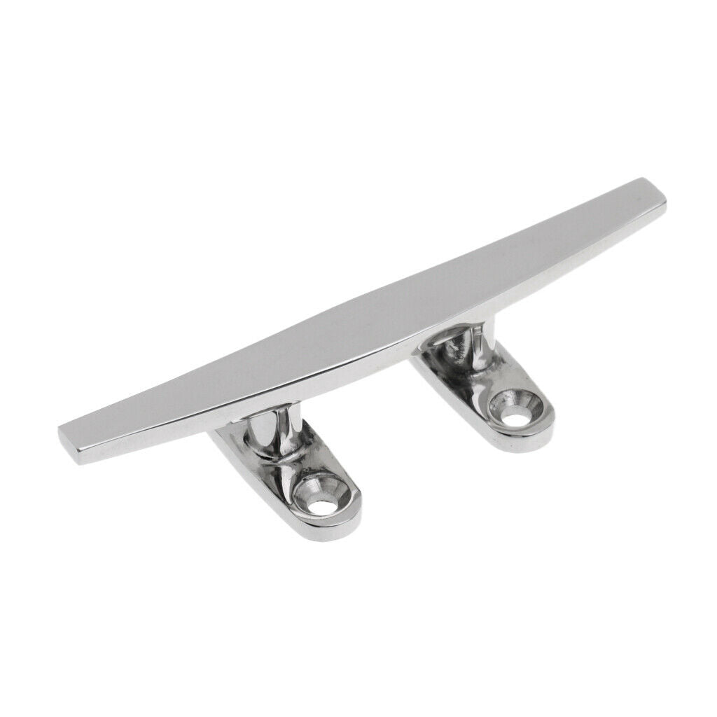 2PCS Dock Cleats, 5 inch 6 inch Open Base Boat Cleat, 316 Stainless Steel Boat