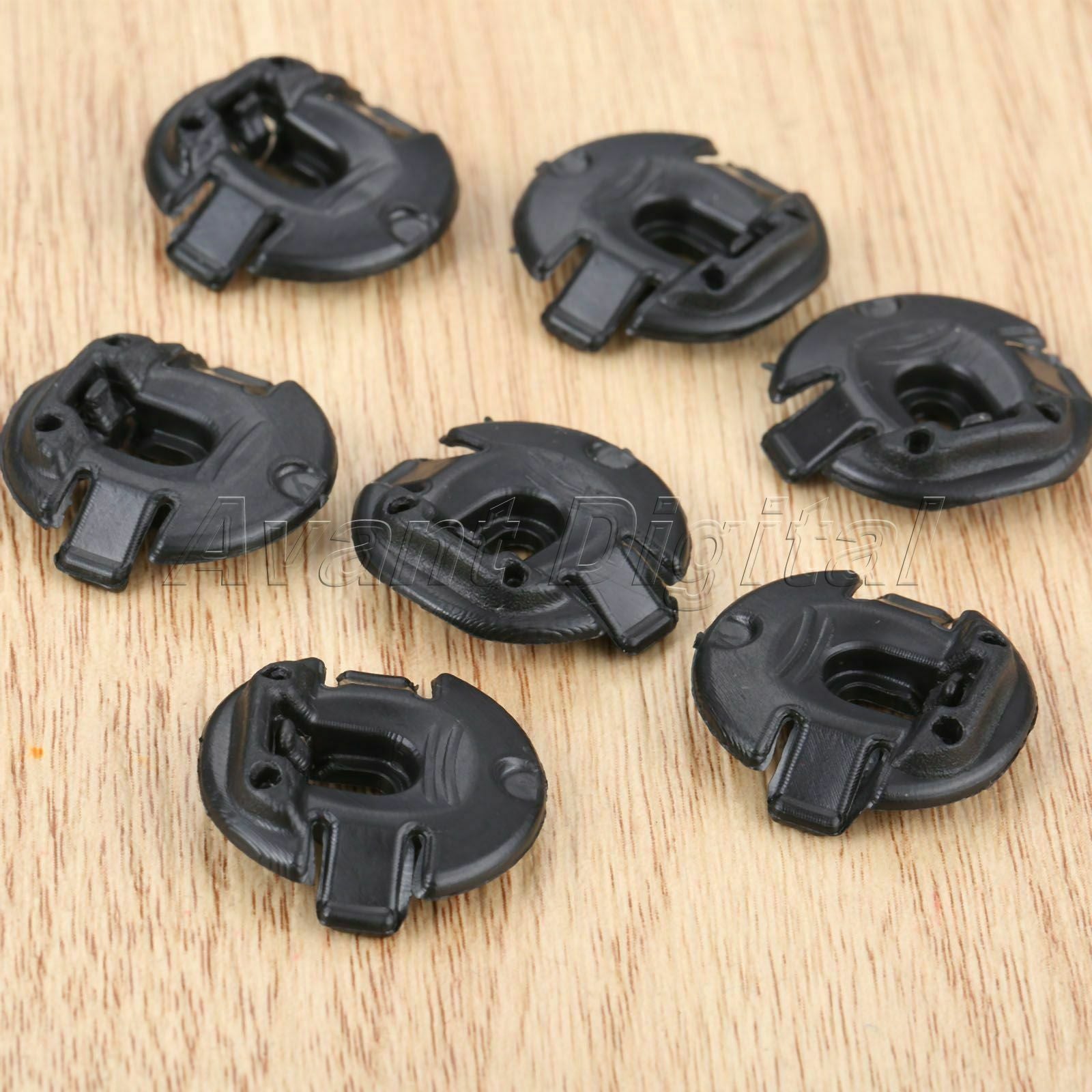 25x Auto Trim Fasteners Fender Bumper Clips Fit for  Dia 22mm Plastic Black