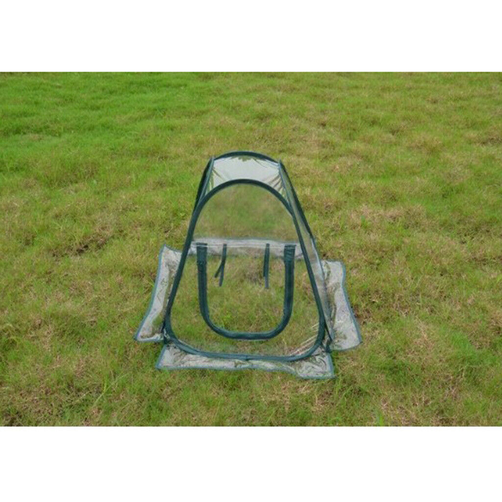 Small   up Greenhouse PVC Flowerpot Cover Outdoor 70x70x80cm DURABLE